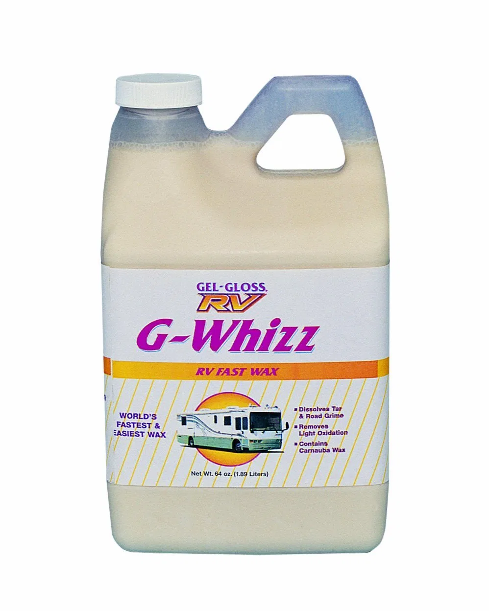GW-64 – T.R. INDUSTY Car Wax, Liquid Carnauba Wax 64 Ounce Can Without Applicator